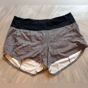 Lululemon Speed Up 2.5” Grey Shorts